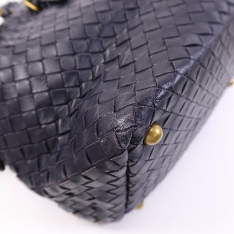 BOTTEGA VENETA 織紋皮革Shoulder Bag金扣肩背袋-13