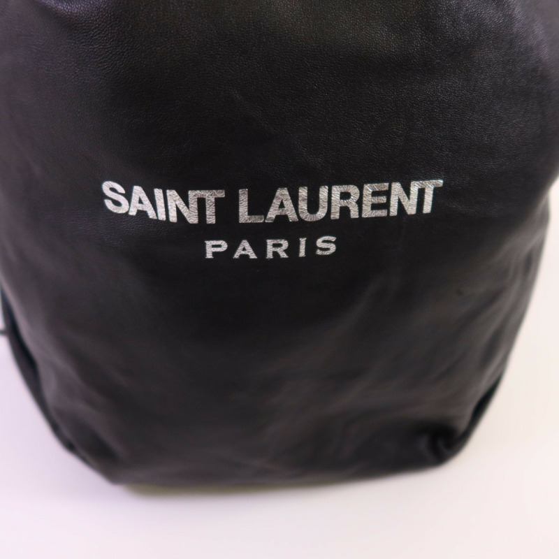 YVES SAINT LAURENT 羊皮皮革Teddy鏈帶肩背袋-9