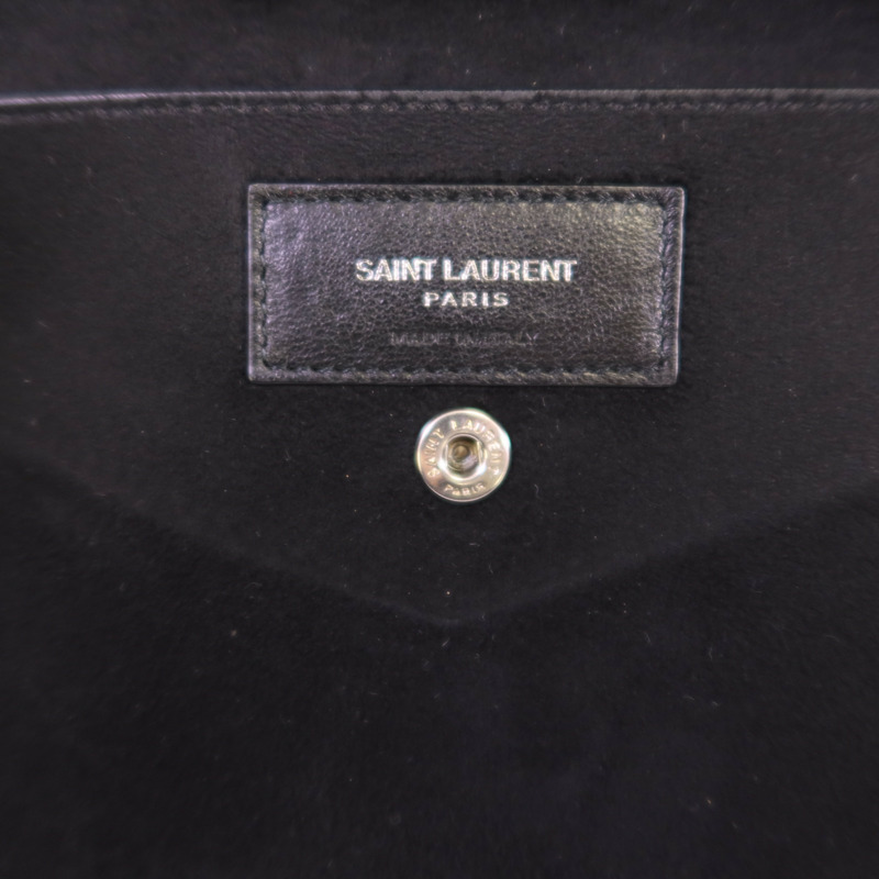 YVES SAINT LAURENT 羊皮皮革Teddy鏈帶肩背袋-14