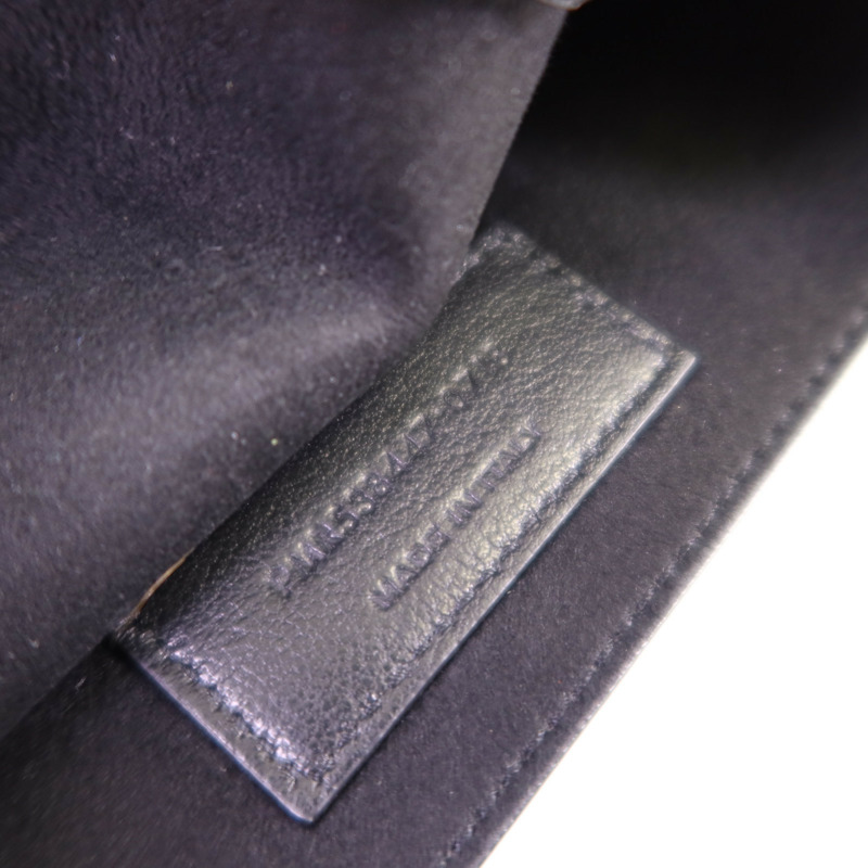 YVES SAINT LAURENT 羊皮皮革Teddy鏈帶肩背袋-17