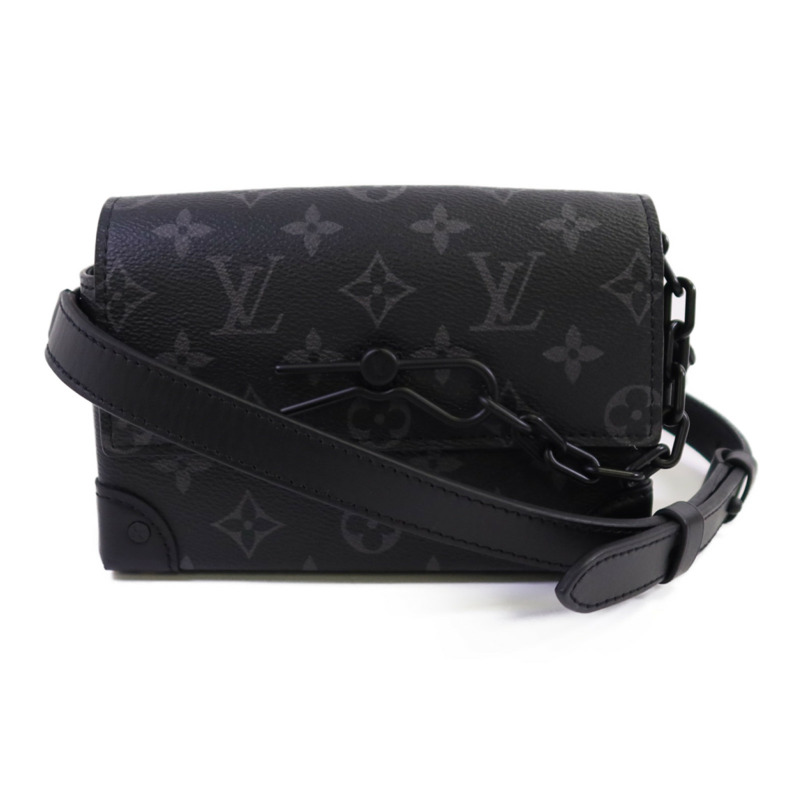 LOUIS VUITTON Monogram Eclipse Steamer Wearable Wallet肩背袋-0