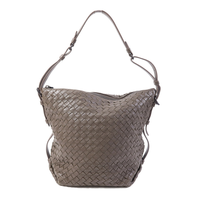 BOTTEGA VENETA 織紋皮革Shoulder Bag肩背袋-0