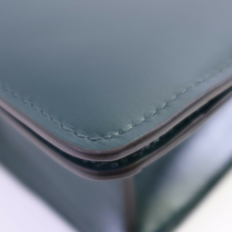 CELINE 牛皮皮革Mini Classic Box金扣肩背袋-8