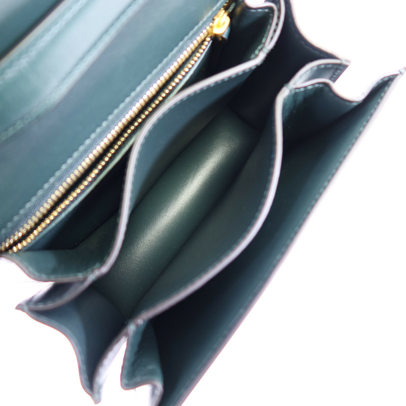 CELINE 牛皮皮革Mini Classic Box金扣肩背袋-14