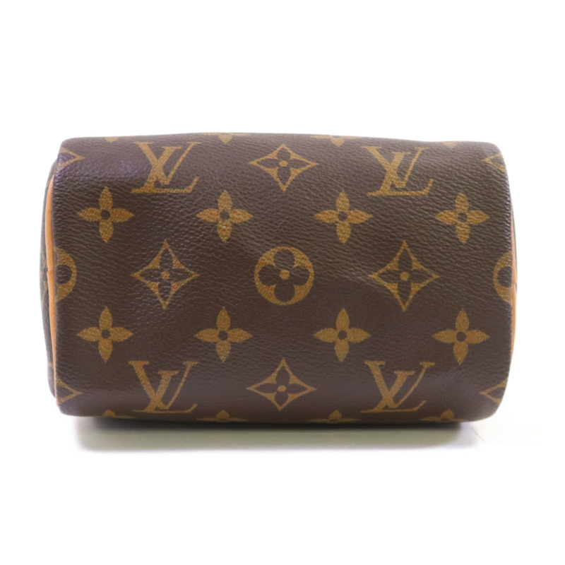 LOUIS VUITTON Monogram Nano Speedy金扣手挽肩背兩用袋-3