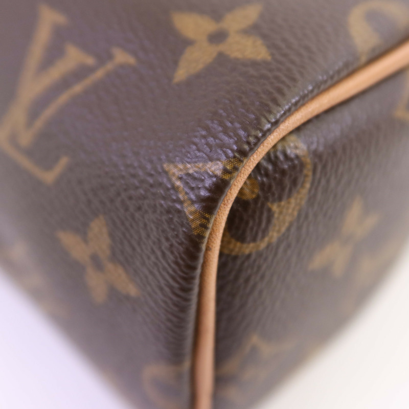 LOUIS VUITTON Monogram Nano Speedy金扣手挽肩背兩用袋-6