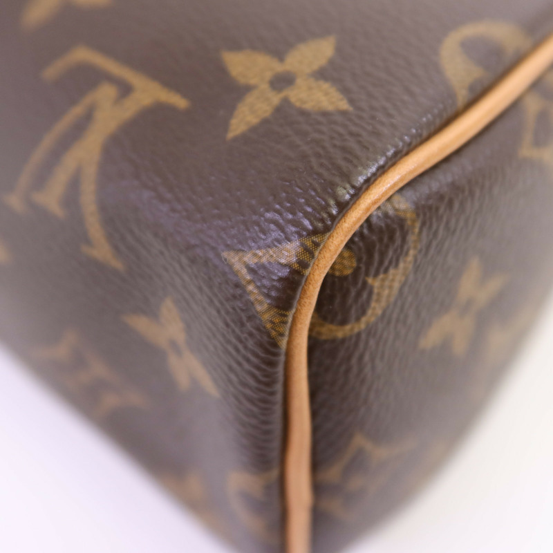 LOUIS VUITTON Monogram Nano Speedy金扣手挽肩背兩用袋-8