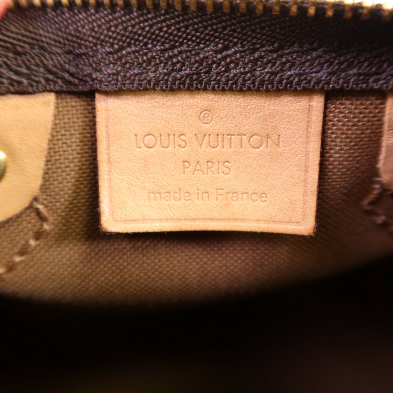 LOUIS VUITTON Monogram Nano Speedy金扣手挽肩背兩用袋-10