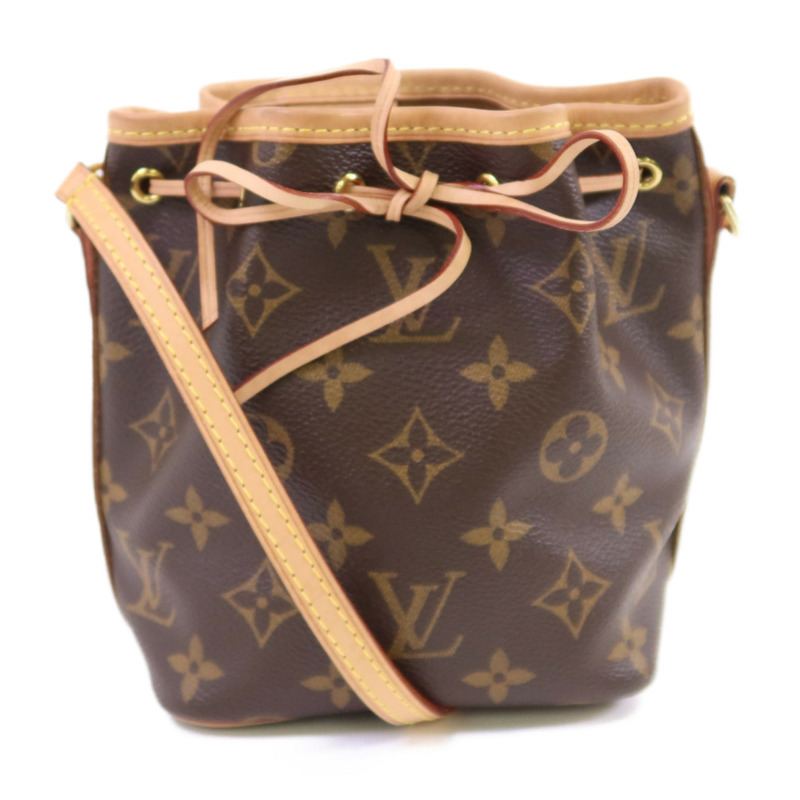 LOUIS VUITTON Monogram Nano Noe金扣肩背袋-0