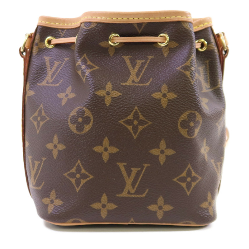 LOUIS VUITTON Monogram Nano Noe金扣肩背袋-1