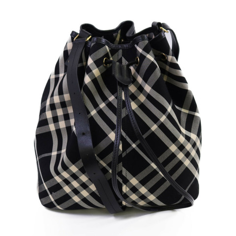 BURBERRY 帆布Shoulder Bag金扣肩背袋