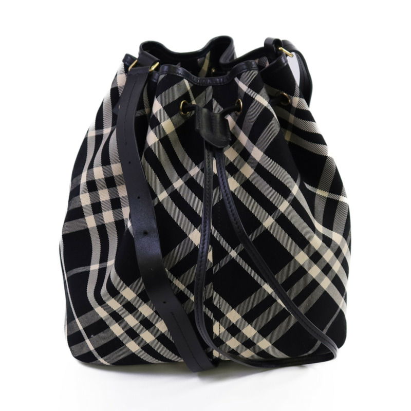 BURBERRY 帆布Shoulder Bag金扣肩背袋-0