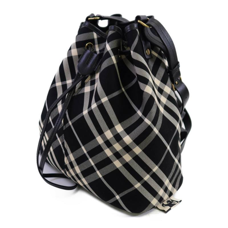 BURBERRY 帆布Shoulder Bag金扣肩背袋-2