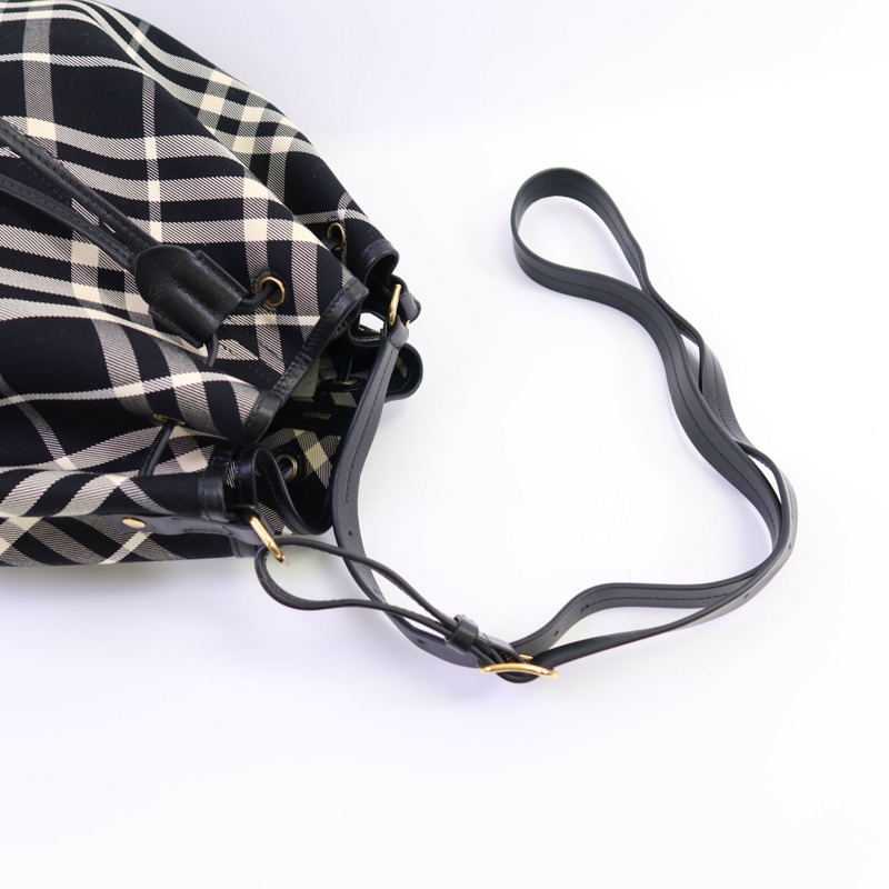 BURBERRY 帆布Shoulder Bag金扣肩背袋-4
