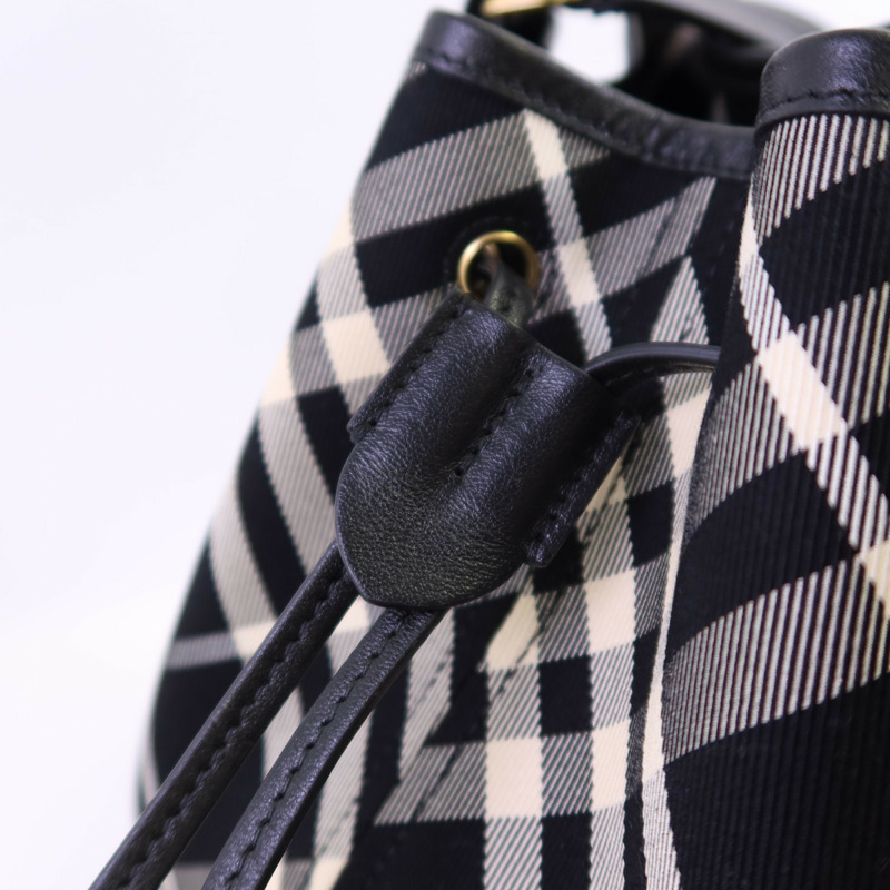 BURBERRY 帆布Shoulder Bag金扣肩背袋-10