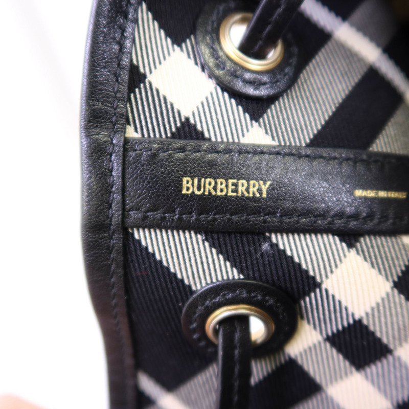 BURBERRY 帆布Shoulder Bag金扣肩背袋-13