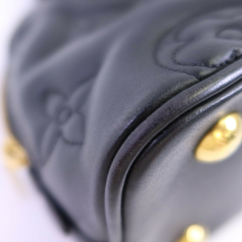 LOUIS VUITTON Bubblegram皮革Alma BB金扣手挽肩背兩用袋-6