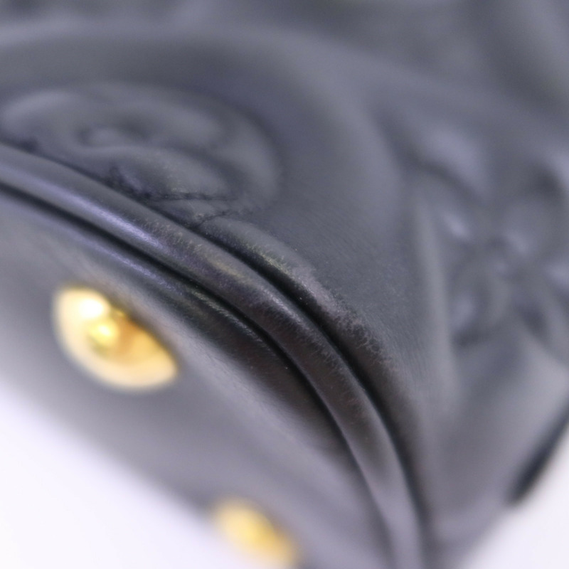 LOUIS VUITTON Bubblegram皮革Alma BB金扣手挽肩背兩用袋-8