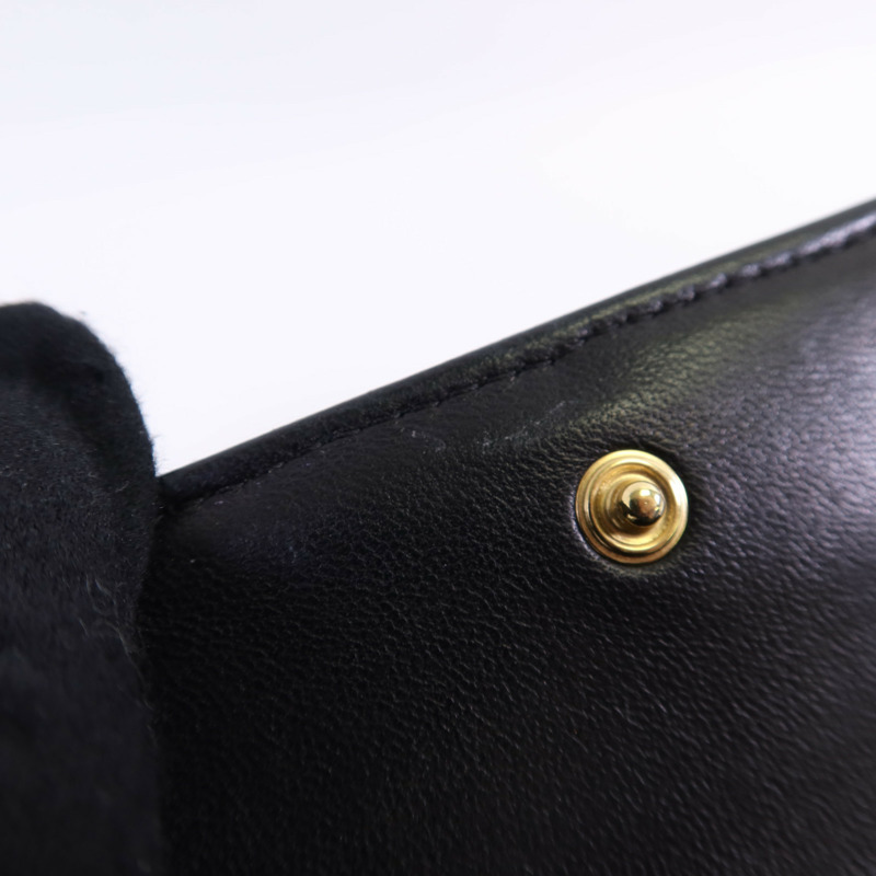 CHANEL 羊皮皮革Wallet金扣錢包-11