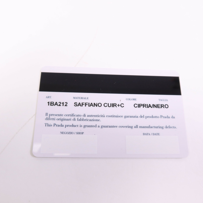 PRADA Saffiano皮革Panier金扣手挽肩背兩用袋-14