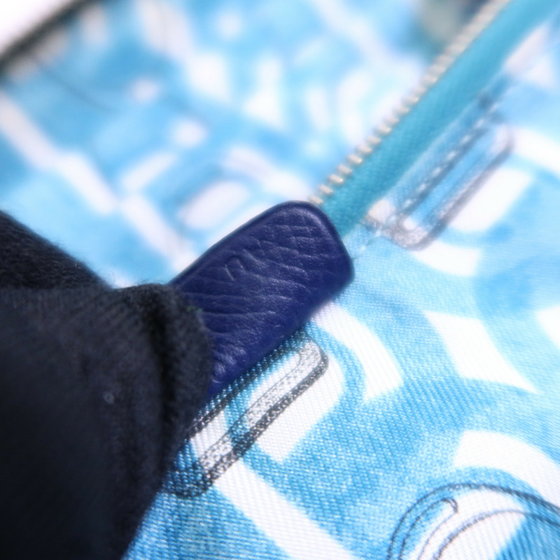 HERMES Epsom皮革Silk'In Classique Long Wallet銀扣拉鏈長錢包-10