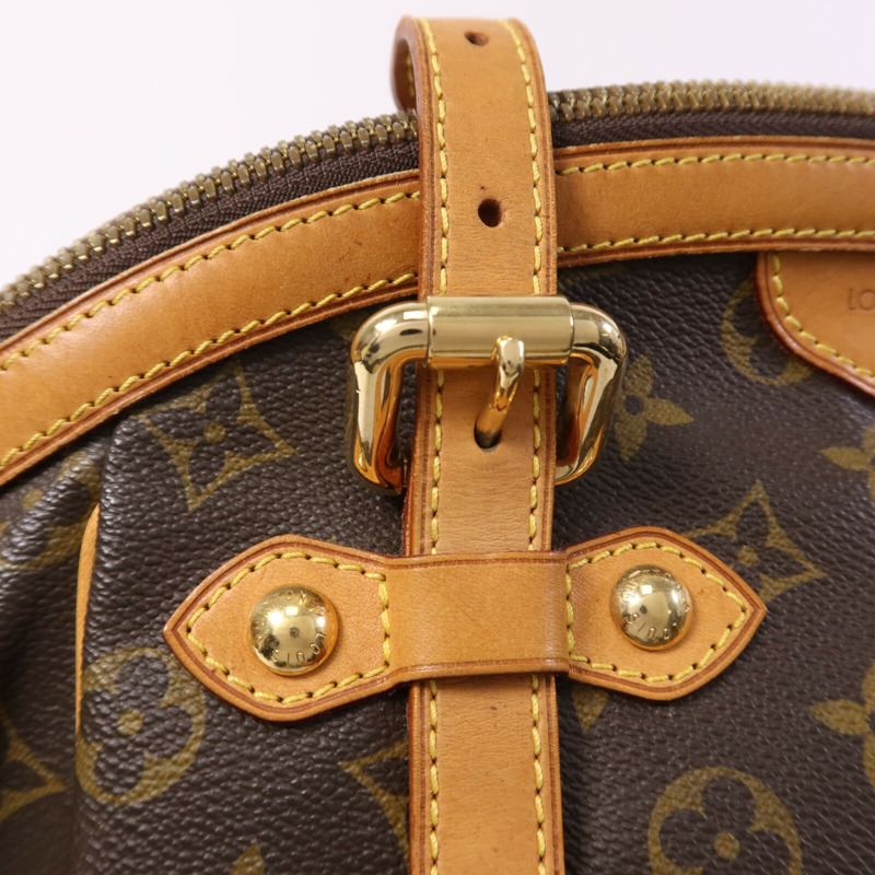LOUIS VUITTON Monogram Tivoli GM金扣肩背袋-15