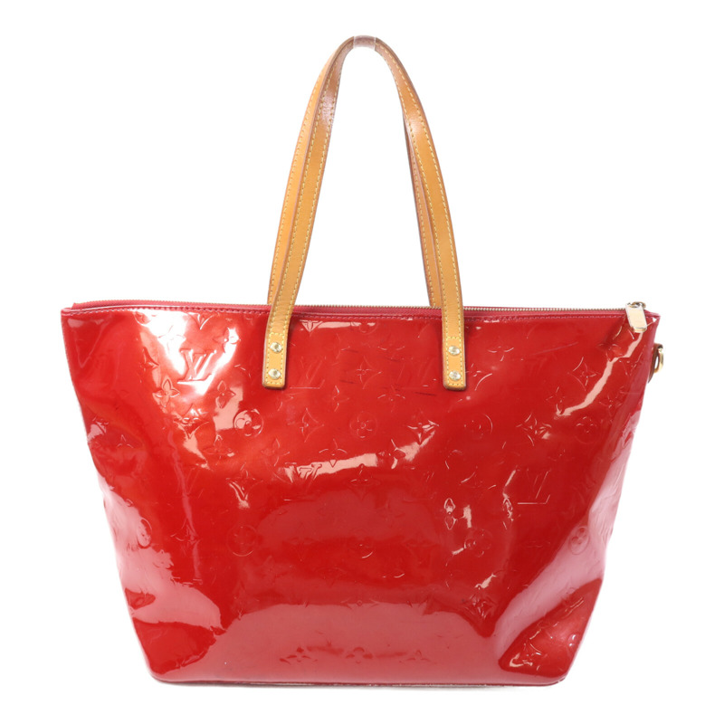 LOUIS VUITTON Monogram Vernis Bellevue GM金扣手挽袋-1