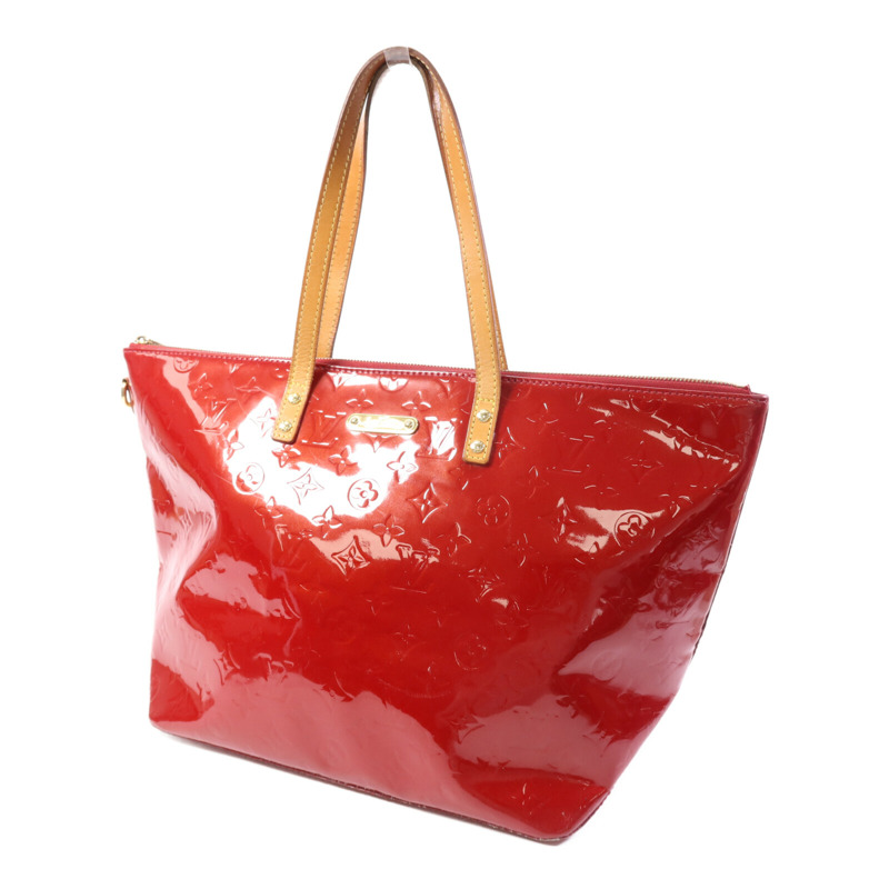 LOUIS VUITTON Monogram Vernis Bellevue GM金扣手挽袋-2