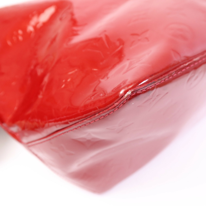 LOUIS VUITTON Monogram Vernis Bellevue GM金扣手挽袋-10