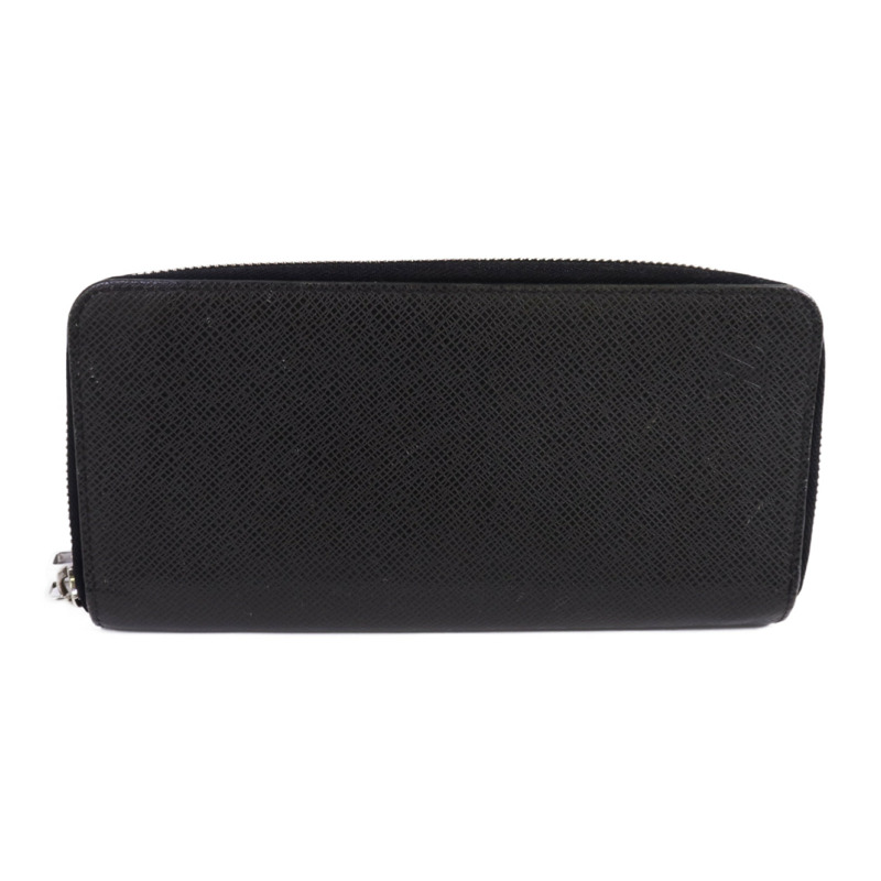 LOUIS VUITTON Taiga Zippy Wallet Vertical銀扣長錢包-0