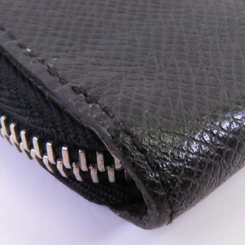 LOUIS VUITTON Taiga Zippy Wallet Vertical銀扣長錢包-6