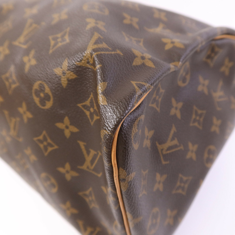 LOUIS VUITTON Monogram Speedy 40金扣手挽袋/波士頓包-10