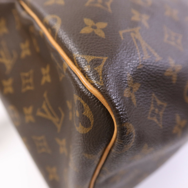 LOUIS VUITTON Monogram Speedy 40金扣手挽袋/波士頓包-13