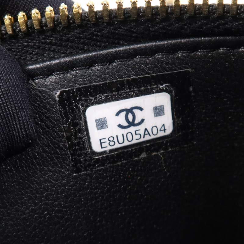 CHANEL 皮革Vanity Case金扣鏈帶肩背袋-7