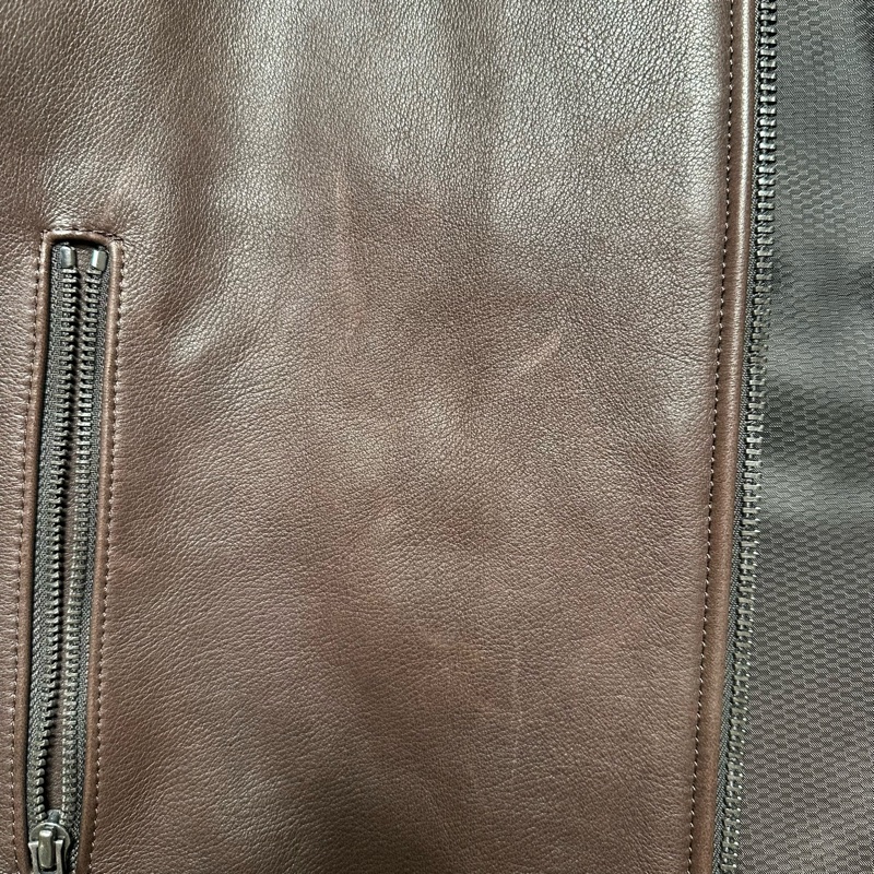 Coach蔻驰小牛皮机车皮衣-8