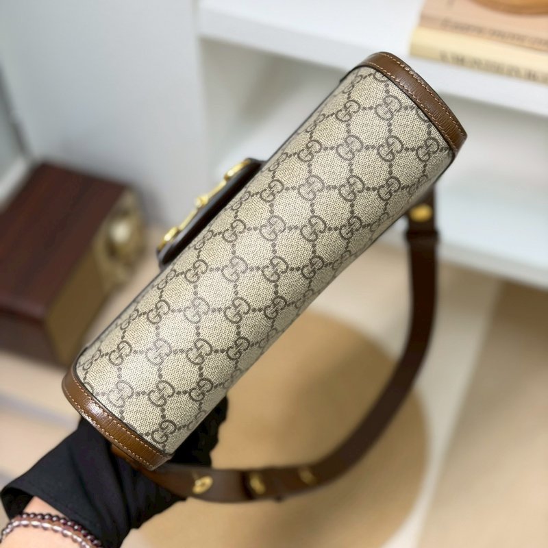 🏷Gucci 古馳．Horsebit 1955 馬銜扣馬鞍包 中號-13