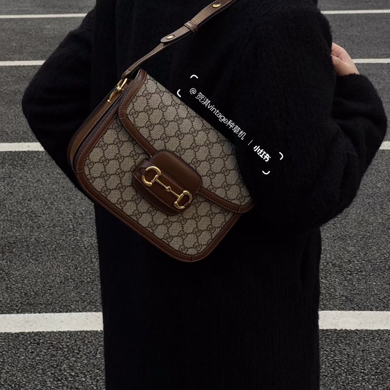 🏷Gucci 古馳．Horsebit 1955 馬銜扣馬鞍包 中號-26