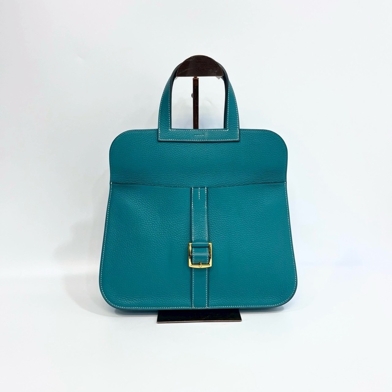 Hermers 維羅納綠T/C皮金釦Halzan31五用包-5