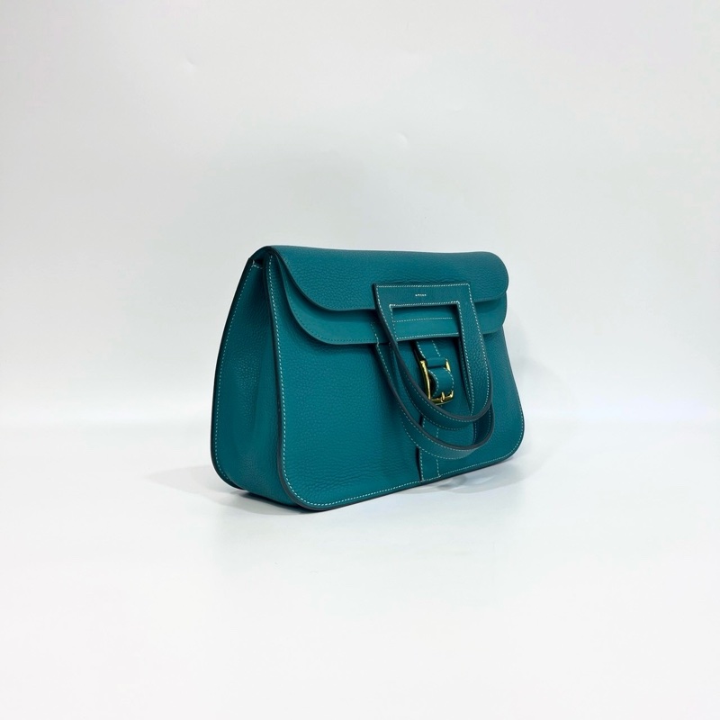 Hermers 維羅納綠T/C皮金釦Halzan31五用包-6