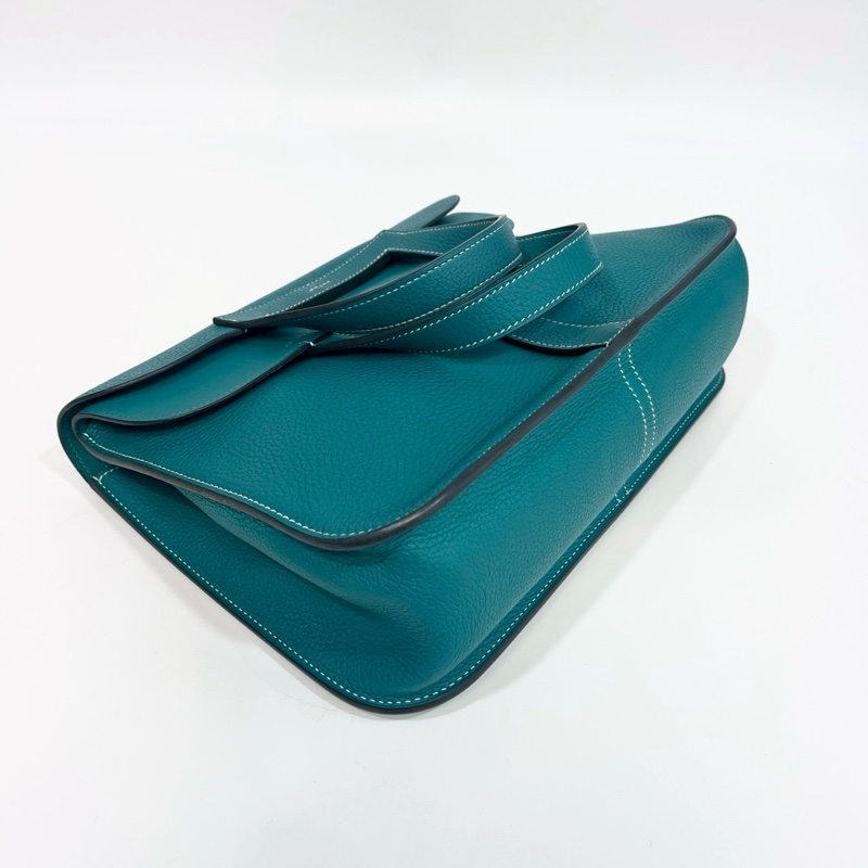 Hermers 維羅納綠T/C皮金釦Halzan31五用包-10