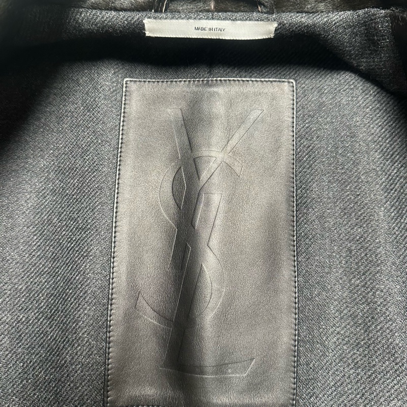YSL圣罗兰皮草外套-3