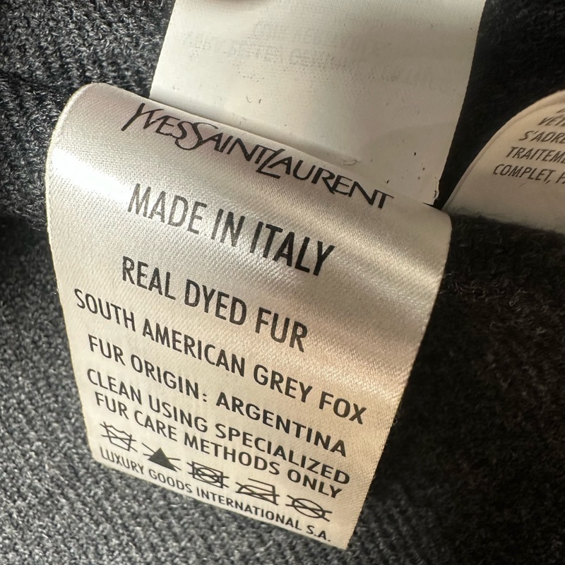 YSL圣罗兰皮草外套-8