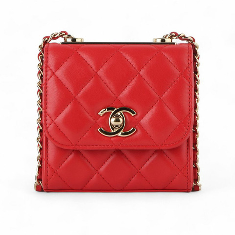 CHANEL A81633 羊皮時尚 CC 迷你鏈條斜背包