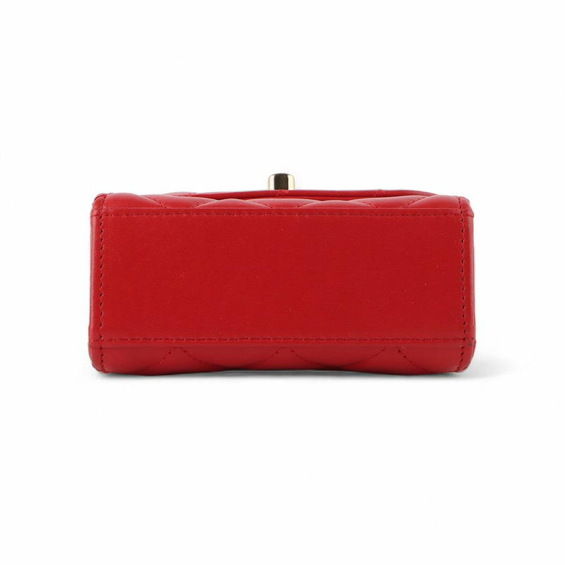 【包稅】CHANEL A81633 羊皮時尚 CC 迷你鏈條斜背包-5