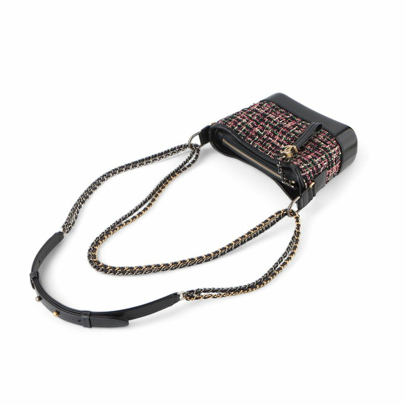 【包稅】CHANEL 斜紋軟呢 Gabrielle 迷你肩背包/32948--3