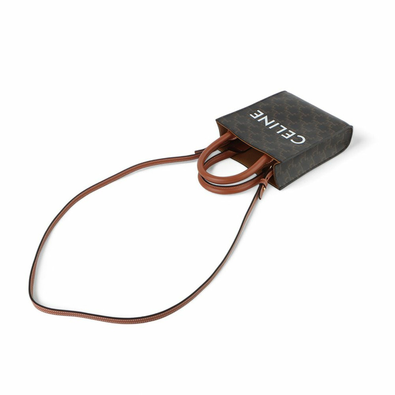 【包稅】CELINE Triomphe 垂直迷你 Cabas 包 194372-3