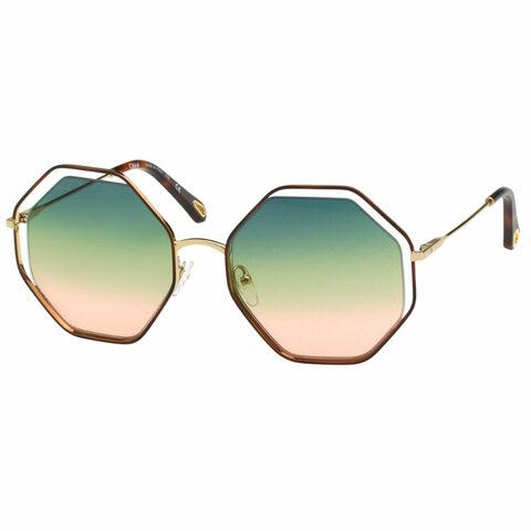 CHLOE造型太陽眼鏡 六角框(琥珀色)