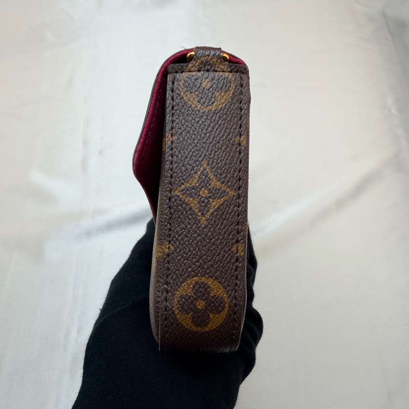 LV M81896 老花三合一 鏈條包 芯片款-4