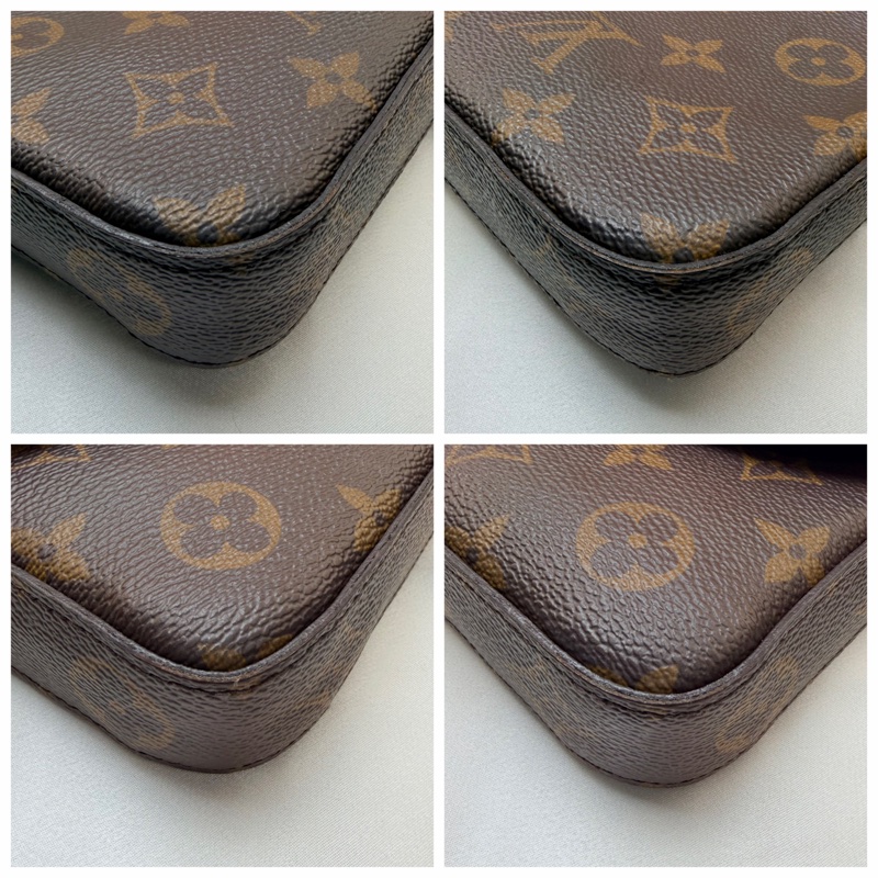 LV M81896 老花三合一 鏈條包 芯片款-7