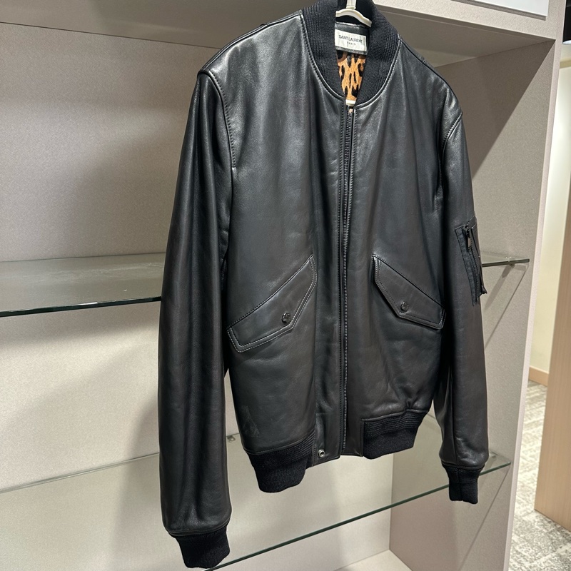 Saint Laurent圣罗兰皮衣外套-1